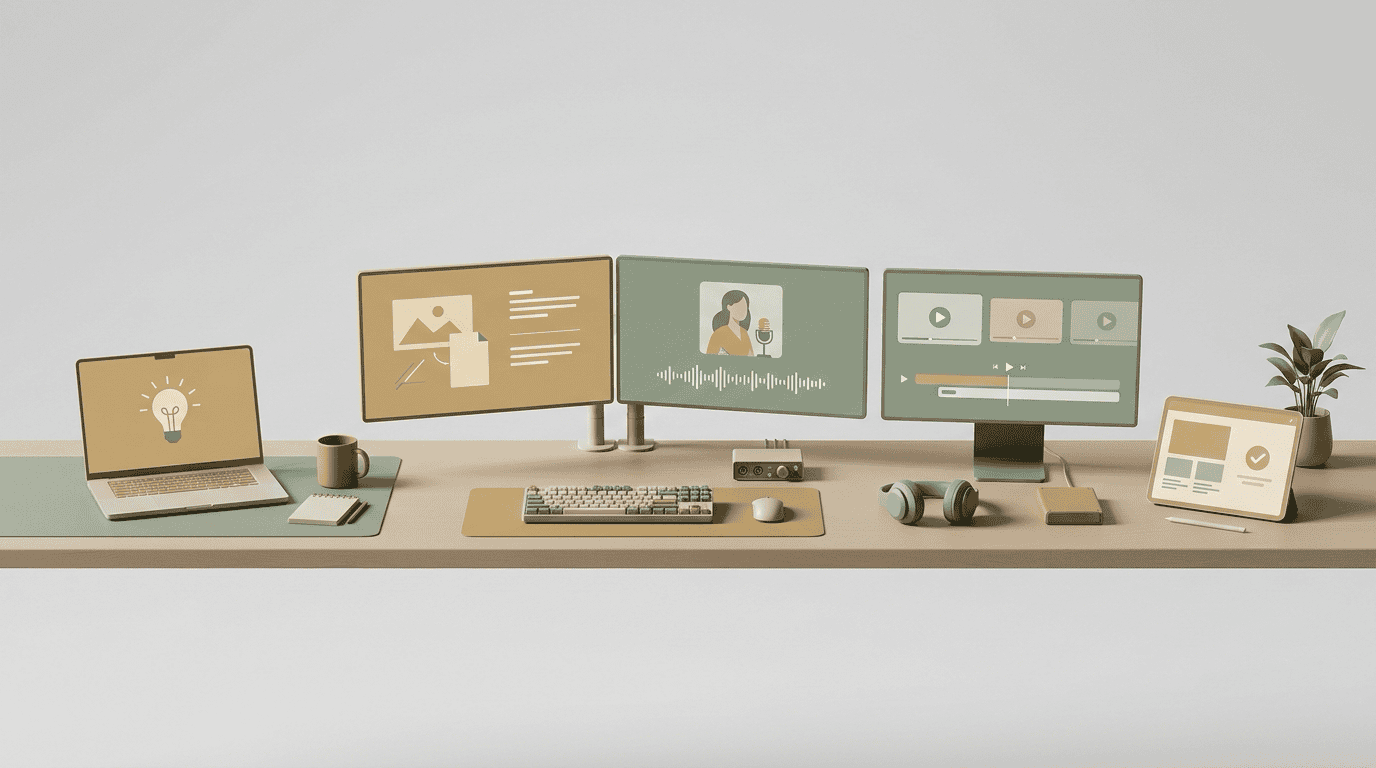 動画コンテンツの量産ワークフロー