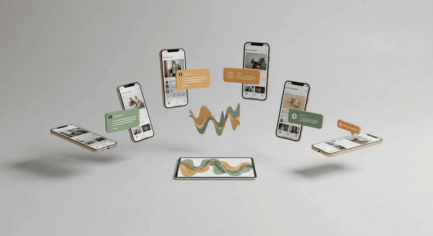 AIを活用したSNS運用のイメージ