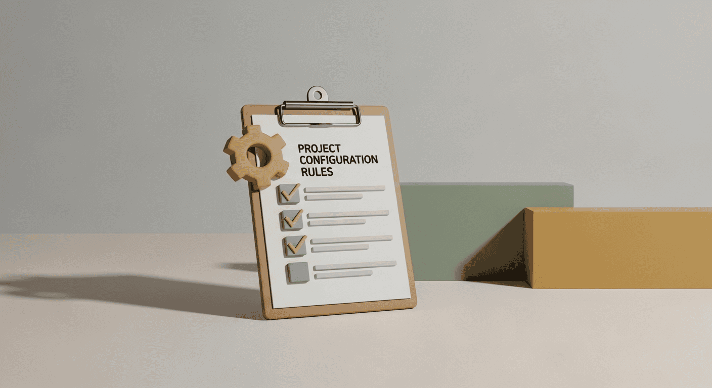 プロジェクトルール設定