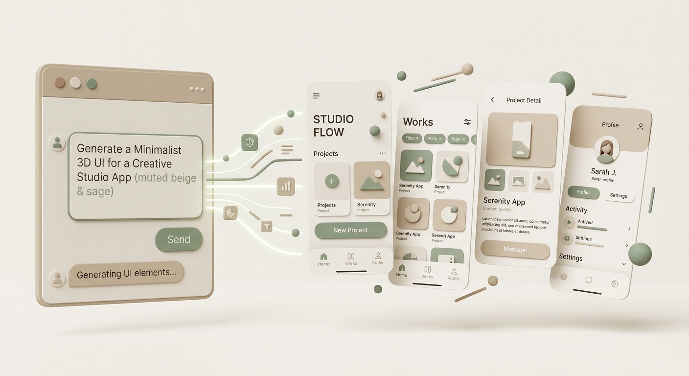 Figma Makeのプロンプト入力画面