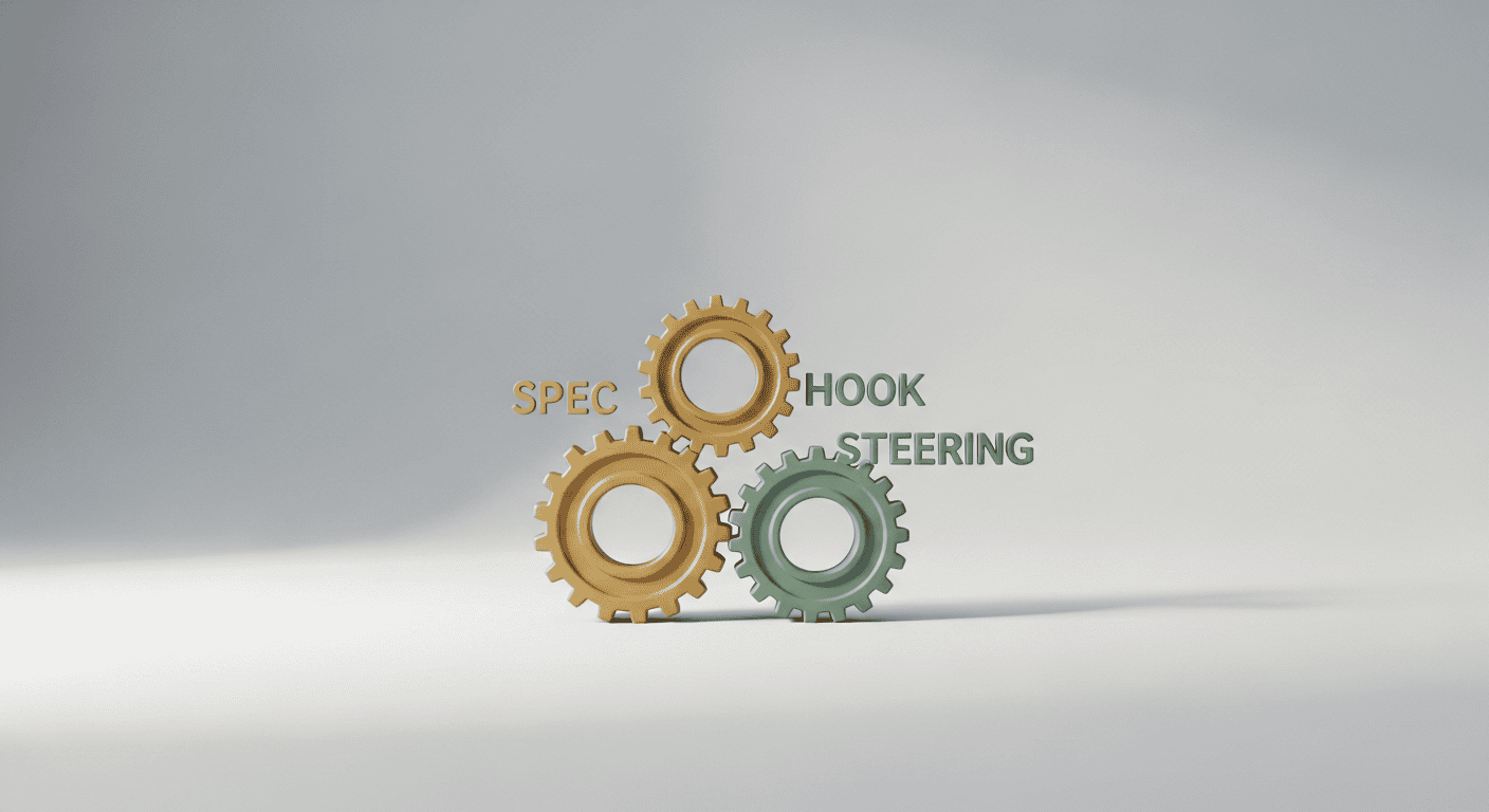 KiroのSpec・Hook・Steering機能