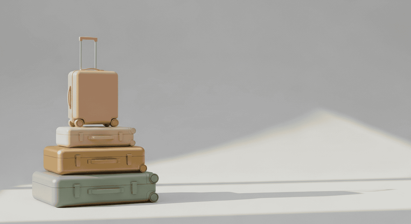 旅行AIツール3種の比較:スーツケースのイメージ