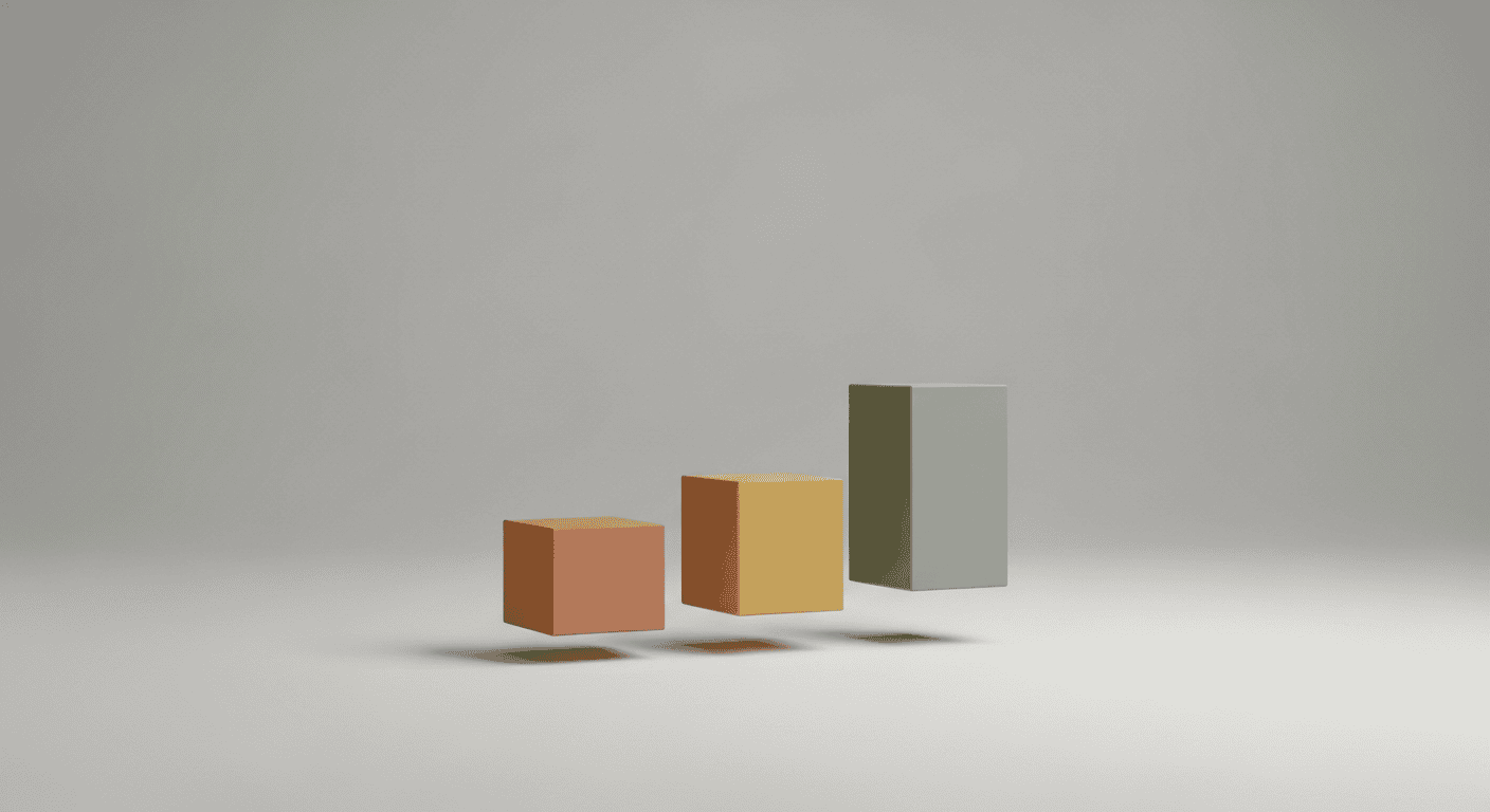 Manus AI料金プランを表す洗練された3Dオブジェクト