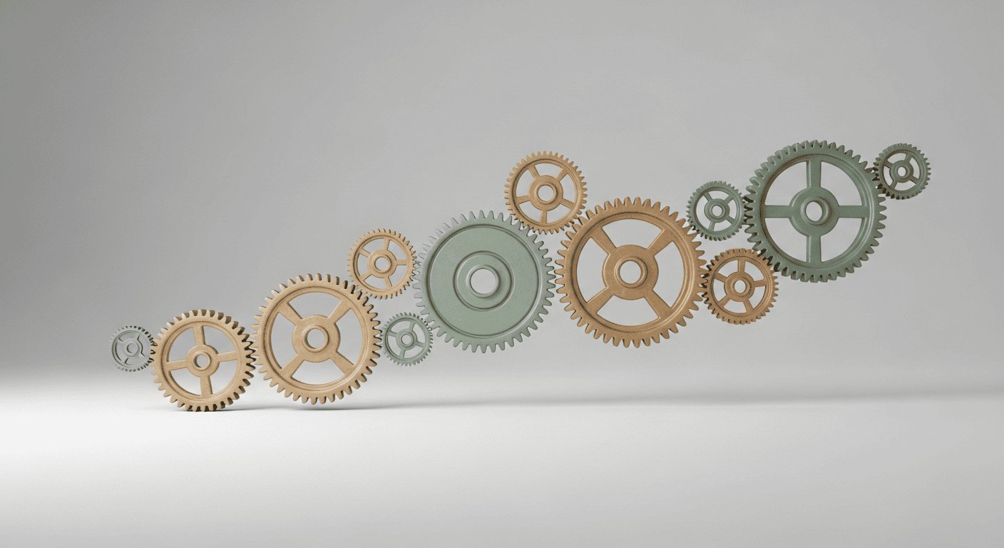 n8nでワークフローを構築するイメージ