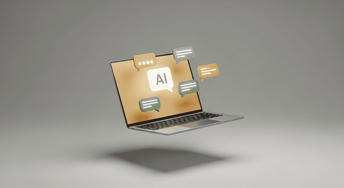 バイブコーディングの概念を表すミニマルな3Dイメージ