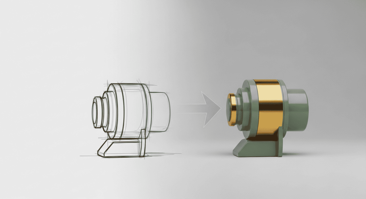 Vizcomのスケッチからレンダリングへの変換コンセプト