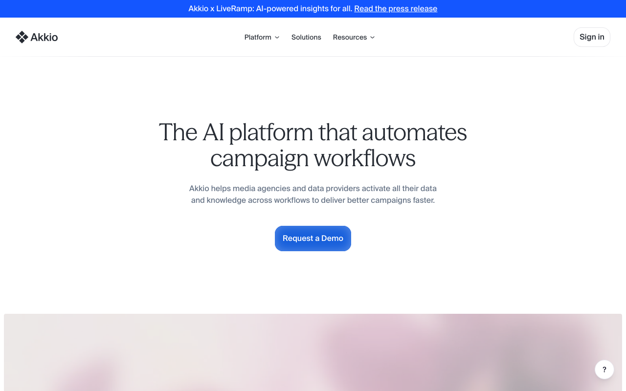 Akkioの公式トップページ