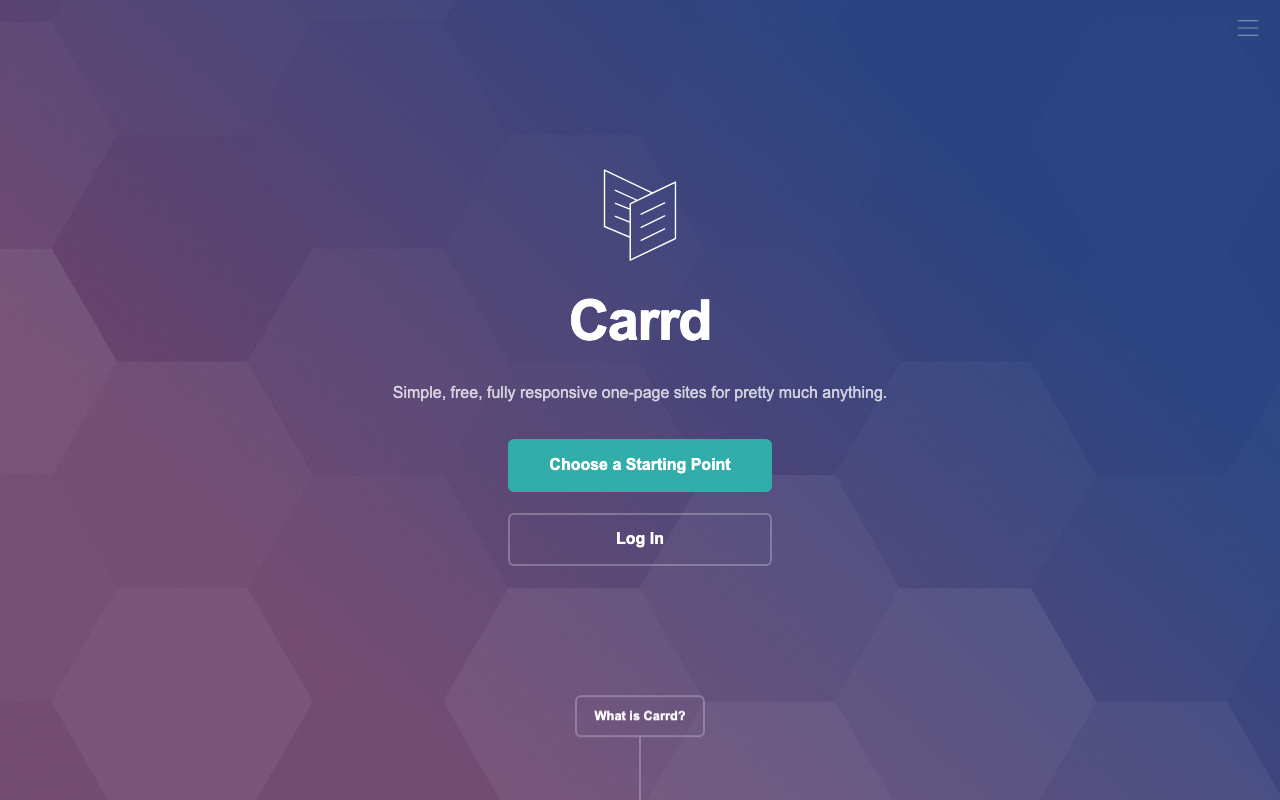 Carrdの公式トップページ