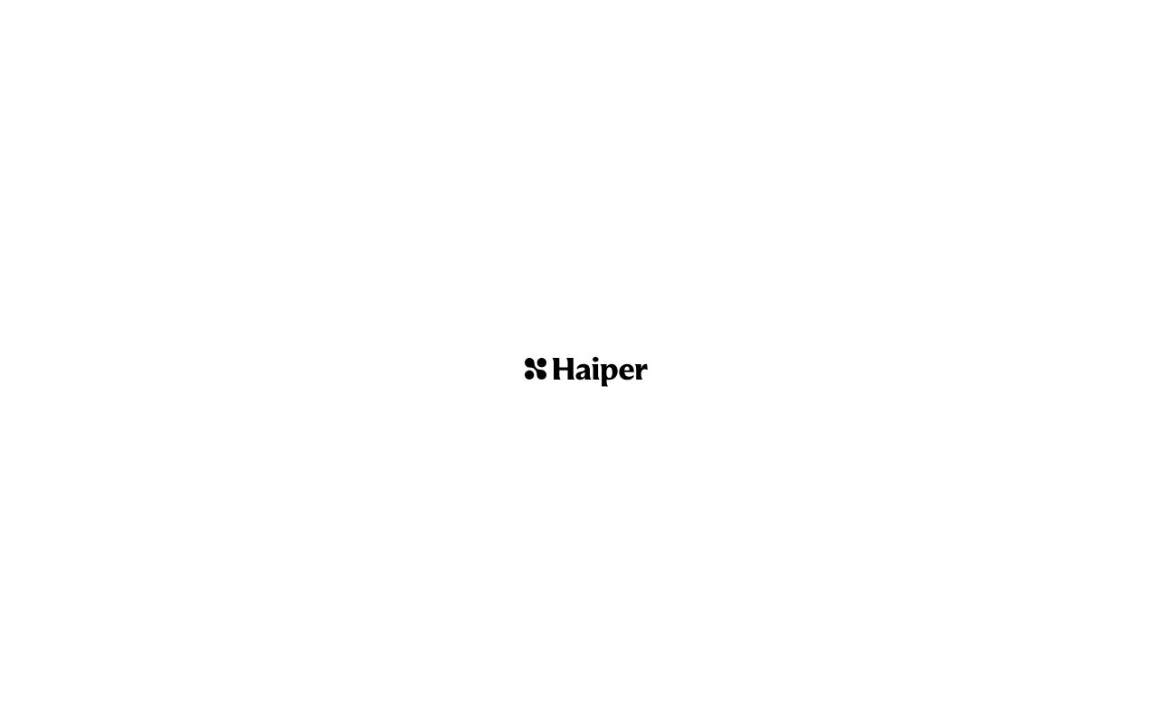 Haiperの公式トップページ