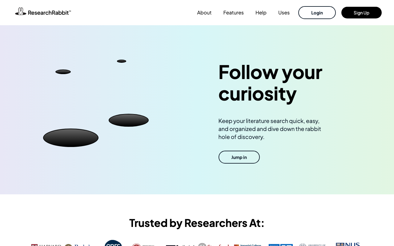 Research Rabbitの公式トップページ